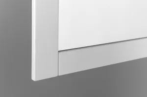 AQUALINE - FAVOLO zrkadlo v ráme 80x80cm, biela mat FV080