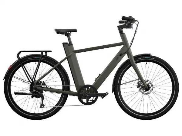 Crivit Mestský elektrobicykel X.3 Shimano Cues (olivovozelená)