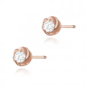 Blink-Blink Napichovacie náušnice ružové zlato s diamantami 0.20 ct3139RDB