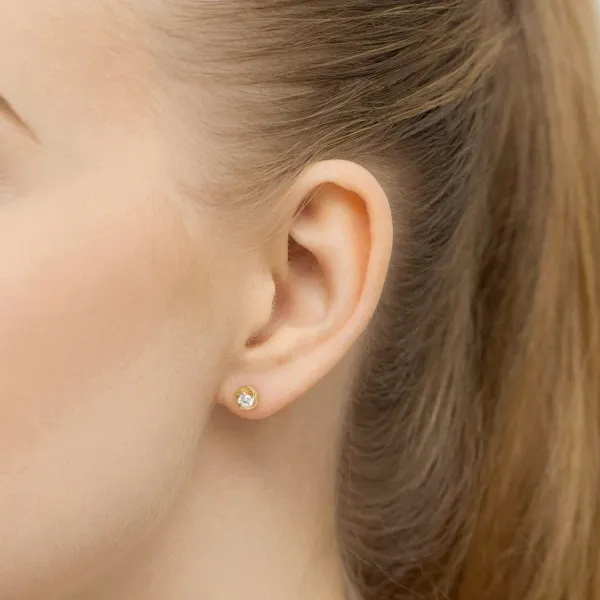 Blink-Blink Napichovacie náušnice zo zlata s diamantami 0.20 ct3139ZDB