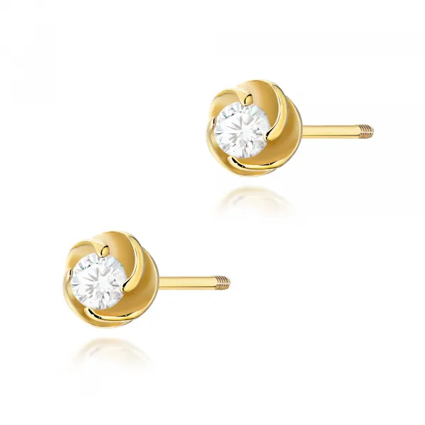Blink-Blink Napichovacie náušnice zo zlata s diamantami 0.20 ct3139ZDB