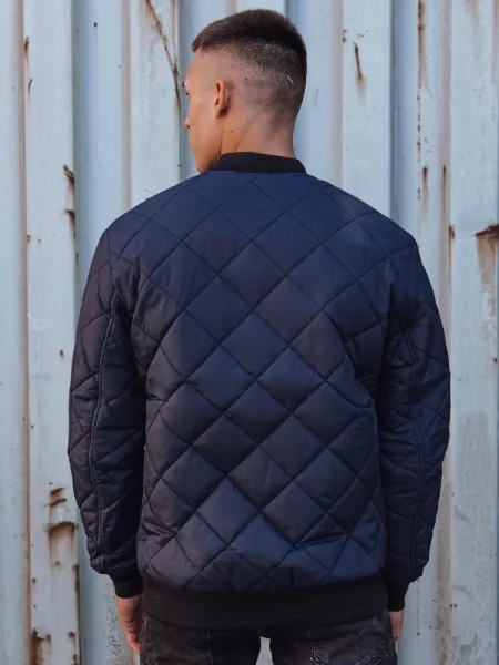 Trendy prechodná pánska bunda fialová