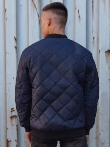 Trendy prechodná pánska bunda fialová