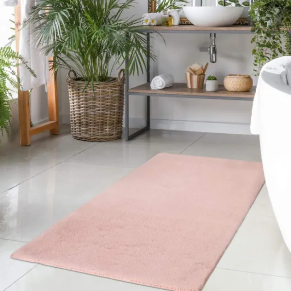 Kúpeľňový koberec Topia Mats 400 púdrovo - ružový