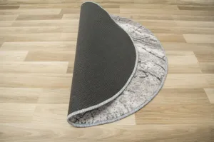 Koberec Aqua Marble 19 kruh sivý