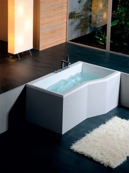 POLYSAN - VERSYS R asymetrická vaňa 170x84x70x47cm, biela 70611