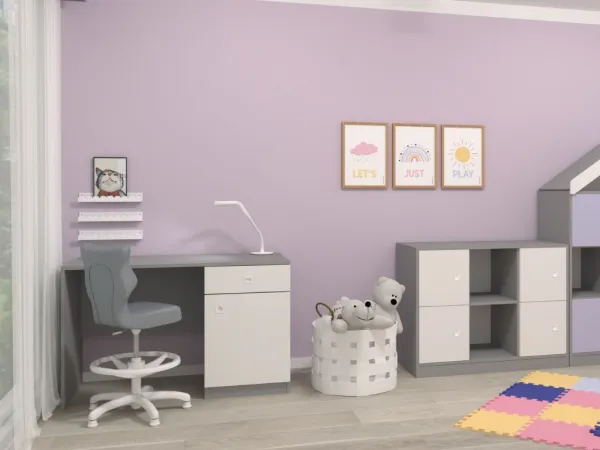 Ergonomická stolička pre deti k písaciemu stolu SIVÁ Zvoľte rozmer: dieťa 133 - 159 cm (výška stola 70 - 82 cm)