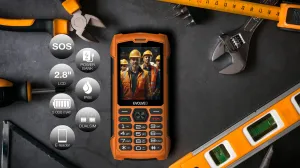 EVOLVEO StrongPhone H1, vodotesný odolný Dual SIM telefón, oranžová