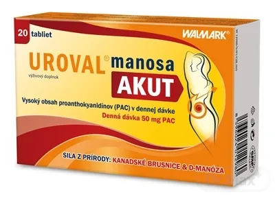 UROVAL manosa AKUT 20 tabliet
