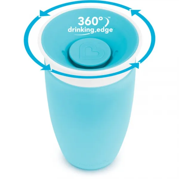 Munchkin Miracle 360° Cup hrnček Blue 12 m+ 296 ml