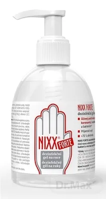 NIXX FORTE DEZINFEKCNY GEL NA RUKY S DAVK 250 ML