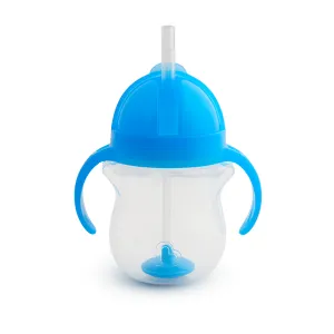 Munchkin Click Lock™ Tip & Sip hrnček s rúrkou so závažím Blue 6 m+ 207 ml