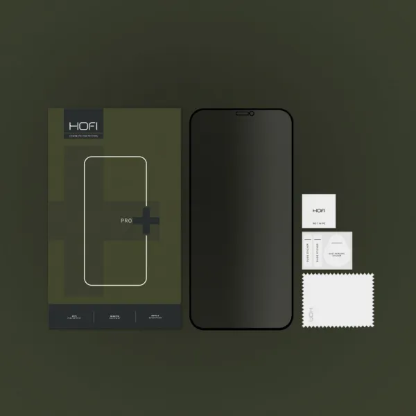 HOFI Anti Spy ochranné sklo na iPhone 12 / 12 Pro