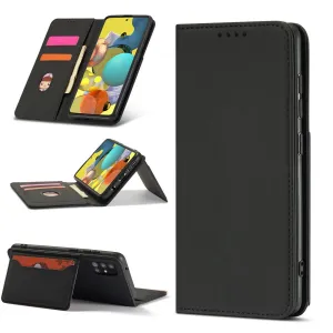 MG Magnet Card knižkové kožené puzdro na Xiaomi Redmi Note 11 Pro 4G/5G, čierne