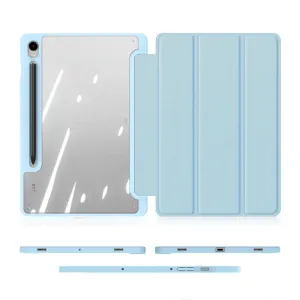 Dux Ducis Toby puzdro na Samsung Galaxy Tab S9 / S9 FE, modré
