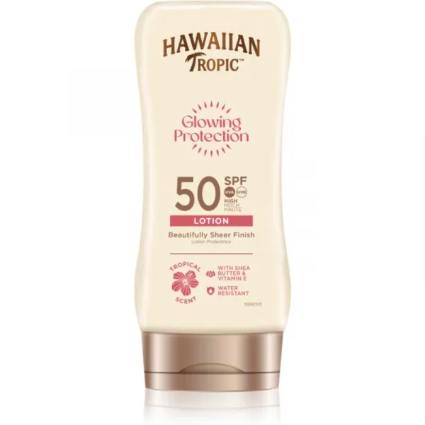 Hawaiian Tropic Glowing Protection Lotion opaľovacie mlieko SPF 50+ 180 ml