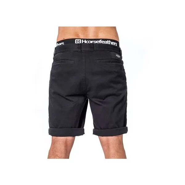 HORSEFEATHERS Kraťasy Macks - black BLACK velikost 32
