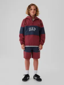 GAP NYLON ANORAK Chlapčenská bunda, vínová, veľkosť
