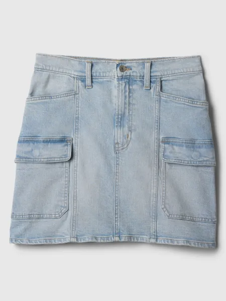 GAP Denim Cargo Mini Skirt - Women's