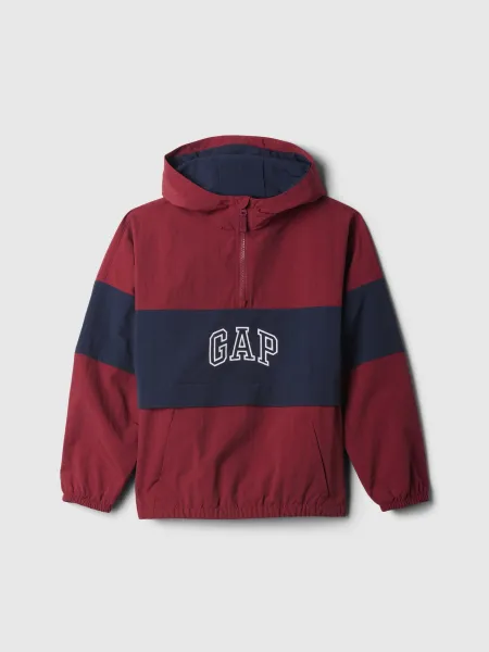 GAP NYLON ANORAK Chlapčenská bunda, vínová, veľkosť