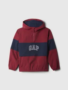 GAP NYLON ANORAK Chlapčenská bunda, vínová, veľkosť