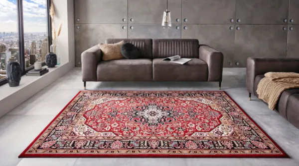Koberec Mirkan Skazar Isfahan červený