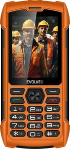 EVOLVEO StrongPhone H1, vodotesný odolný Dual SIM telefón, oranžová