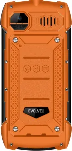 EVOLVEO StrongPhone H1, vodotesný odolný Dual SIM telefón, oranžová