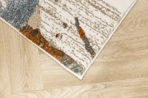 Koberec Argent 14717 O11 mramor, oranžový / modrý
