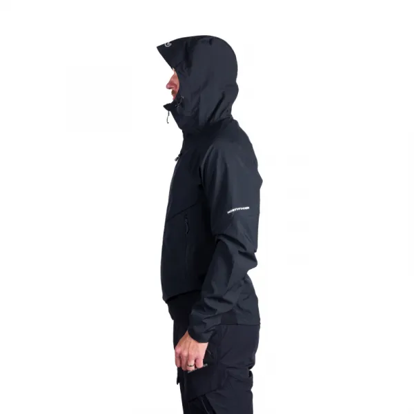 Pánska turistická softshellová bunda NORTHFINDER CIRO-269black