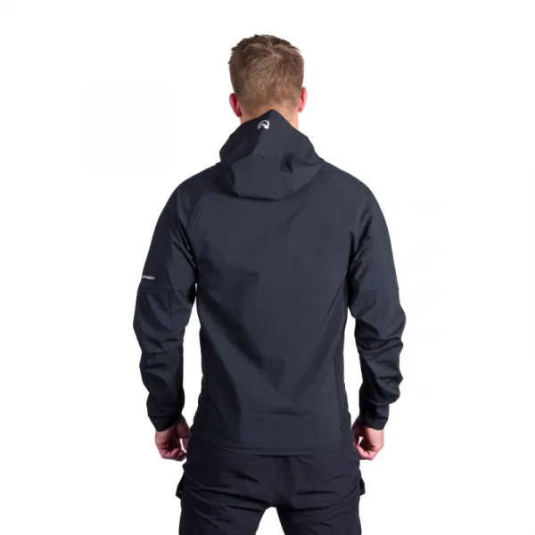 Pánska turistická softshellová bunda NORTHFINDER CIRO-269black
