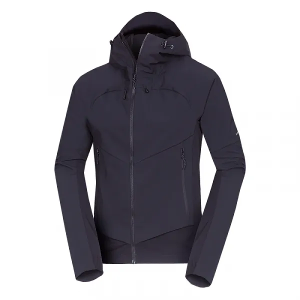 Pánska turistická softshellová bunda NORTHFINDER CIRO-269black