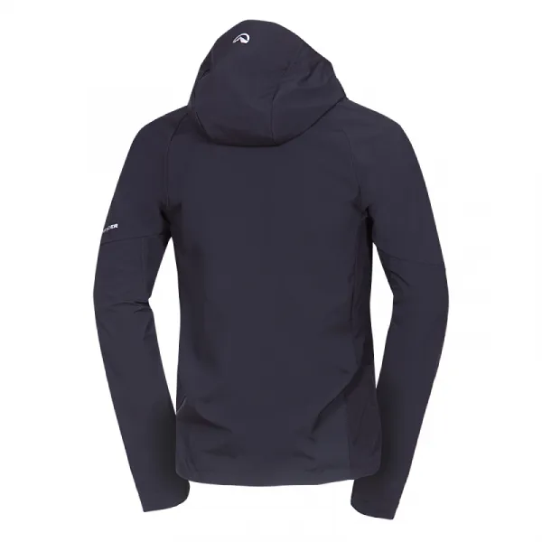 Pánska turistická softshellová bunda NORTHFINDER CIRO-269black