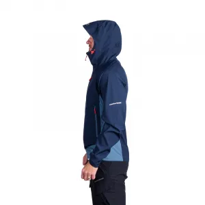 Pánska turistická softshellová bunda NORTHFINDER CIRO-387blueblue