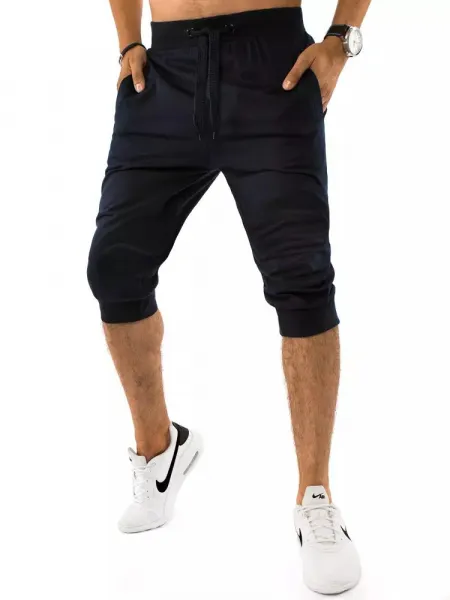 Modré pánske kraťasy na leto