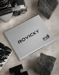 Kožená hnedá pánska peňaženka Rovicky