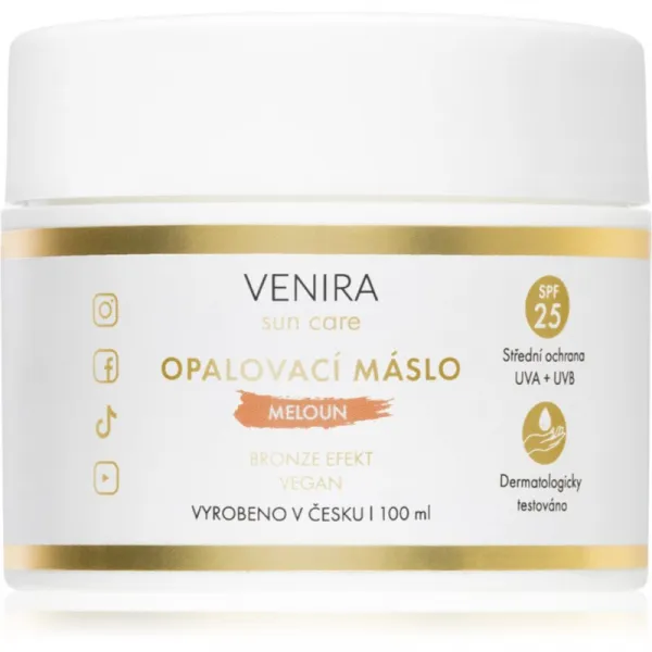 Venira Opaľovacie maslo Bronze opaľovacie maslo Watermelon 100 ml