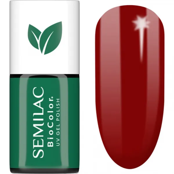 Semilac UV Hybrid BioColor gélový lak na nechty s použitím UV/LED lampy odtieň 721 Red Roses 7 ml