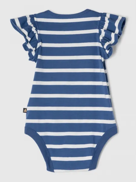 Bielo-modré dievčenské vzorované body GAP