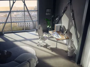 FRACTAL DESIGN Ergonomická kancelárska stolička REFINE Mesh čierna