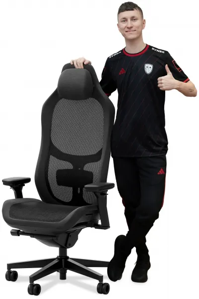 FRACTAL DESIGN Ergonomická kancelárska stolička REFINE Mesh čierna
