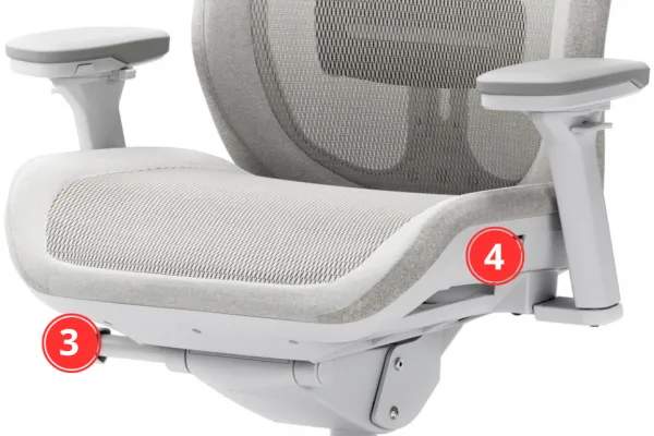 FRACTAL DESIGN Ergonomická kancelárska stolička REFINE Mesh svetlá