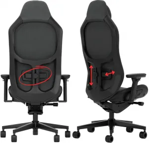 FRACTAL DESIGN Ergonomická kancelárska stolička REFINE látka čierna