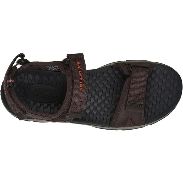 Skechers TRESMEN - RYER Pánske sandále, hnedá, veľkosť