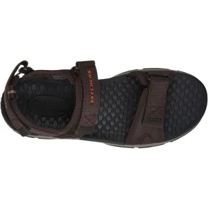 Skechers TRESMEN - RYER Pánske sandále, hnedá, veľkosť