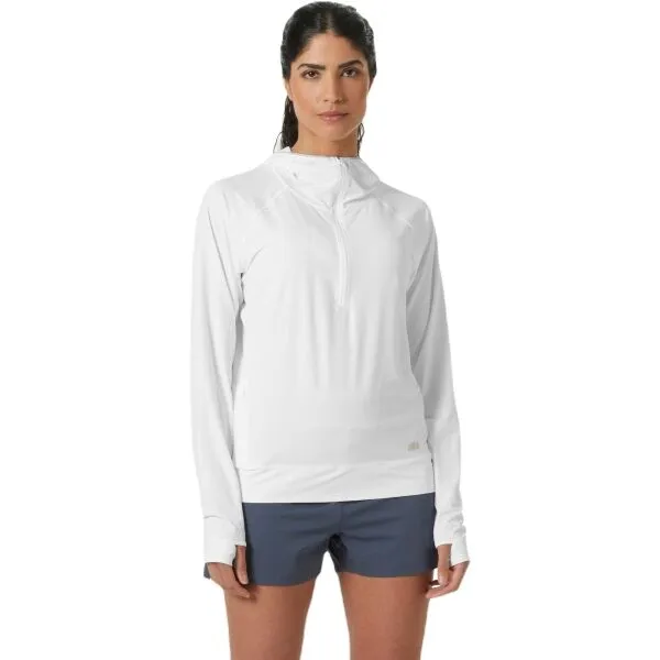 Helly Hansen SHINE SOLEN 1/2 ZIP Dámsky top, biela, veľkosť