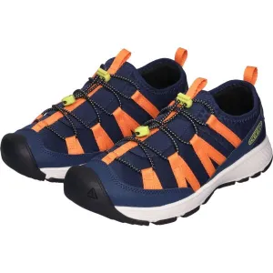 Keen MOTOZOA SNEAKER YOUTH Detská turistická obuv, modrá, veľkosť 37