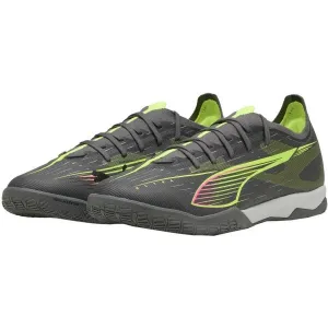 Puma ULTRA 5 MATCH IT Pánska halová obuv, tmavo sivá, veľkosť 41