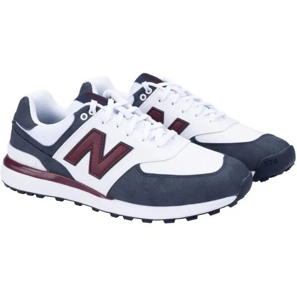 New Balance 574 GREENS V2 Pánska golfová obuv, biela, veľkosť 42.5
