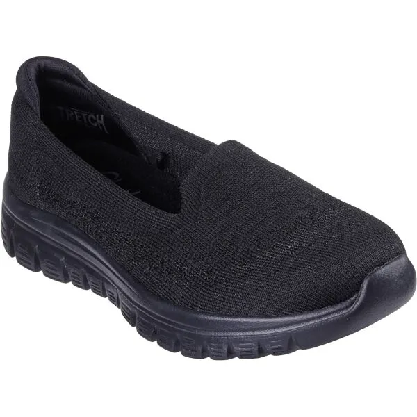 Skechers GRACEFUL Dámska voľnočasová obuv, čierna, veľkosť